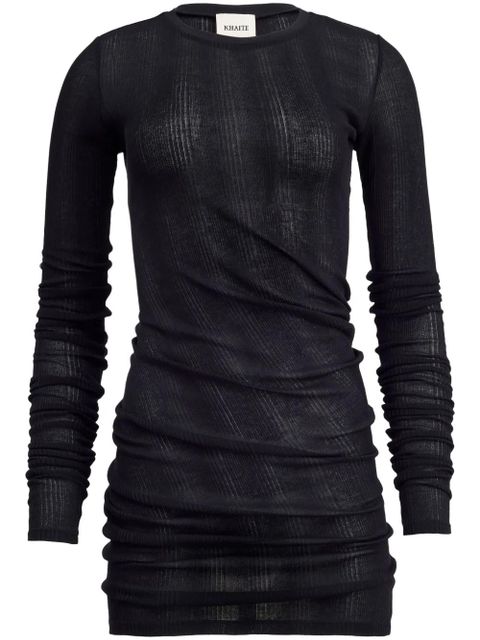 KHAITE The Lenora ribbed T-shirt - Black - zdjęcie produktu nr 1