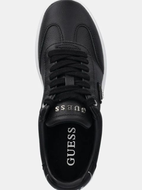 Guess sneakersy skórzane JAZLIE damskie kolor czarny FLJJAZ LEA12