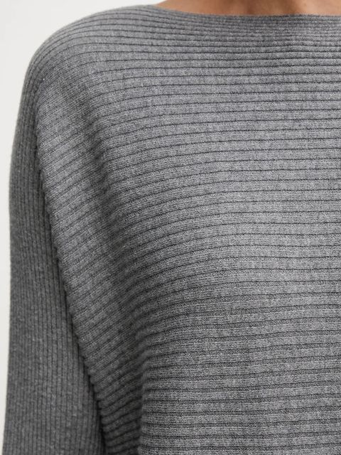 United Colors of Benetton sweter z dodatkiem wełny damski kolor szary 1Y6SD10CH