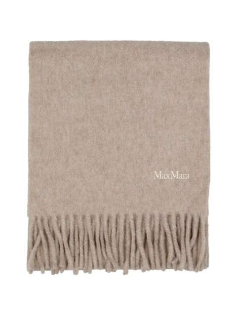 Max Mara fringed scarf - Neutrals - zdjęcie produktu nr 1