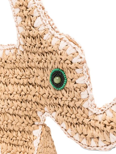 Simon Miller elephant-motif tote bag - Neutrals