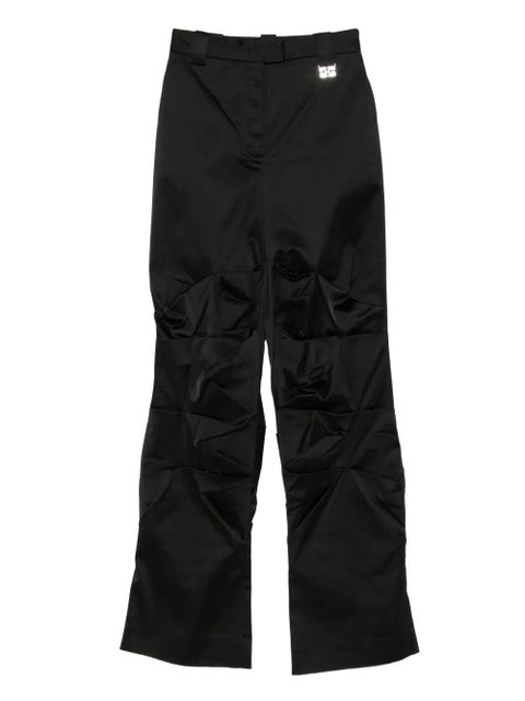 GANNI logo-plaque trousers - Black - zdjęcie produktu nr 1