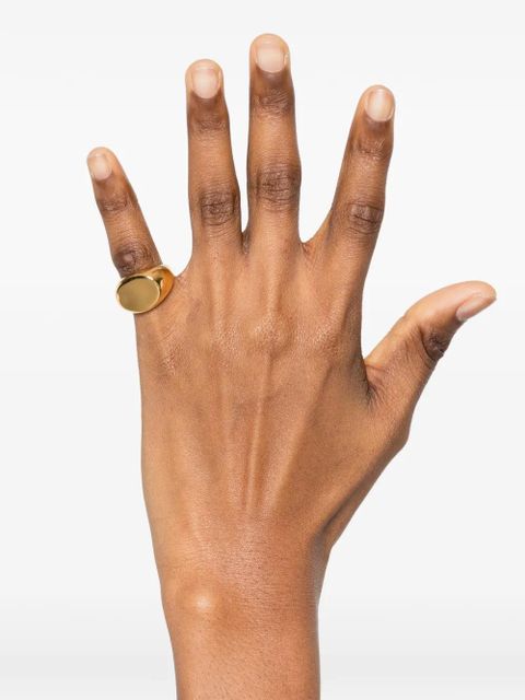 Jil Sander signet ring - Gold - zdjęcie produktu nr 2
