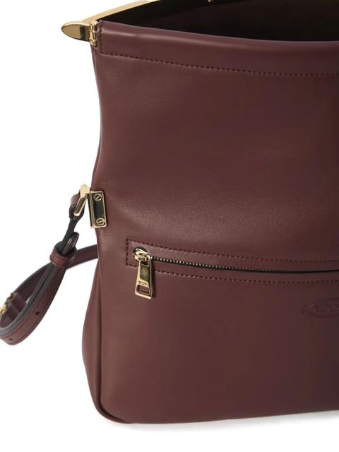 Tod's small Magenta Flap bag - Brown