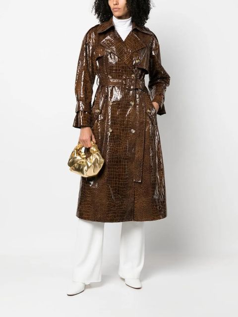 Simon Miller ruched logo-plaque shoulder bag - Gold - zdjęcie produktu nr 2