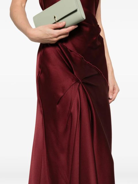 Victoria Beckham draped midi dress - Red