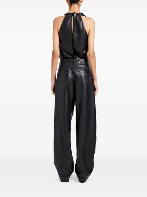 Proenza Schouler Iza draped top - Black