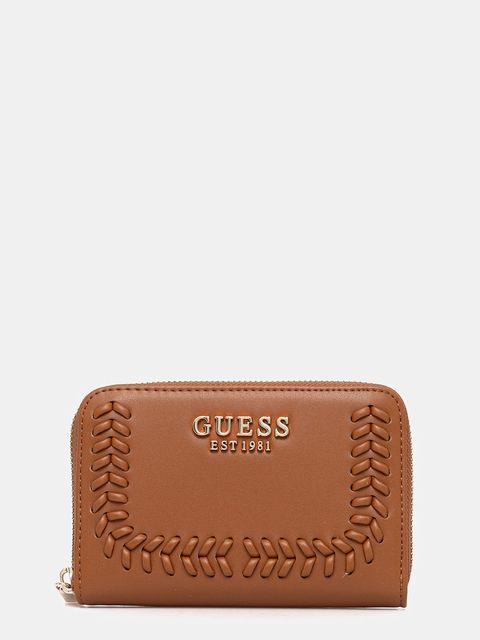 Guess portfel TATUM damski kolor brązowy SWNG96 67140 - zdjęcie produktu nr 1