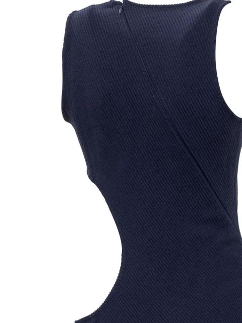 Off-White cut-out maxi dress - Blue