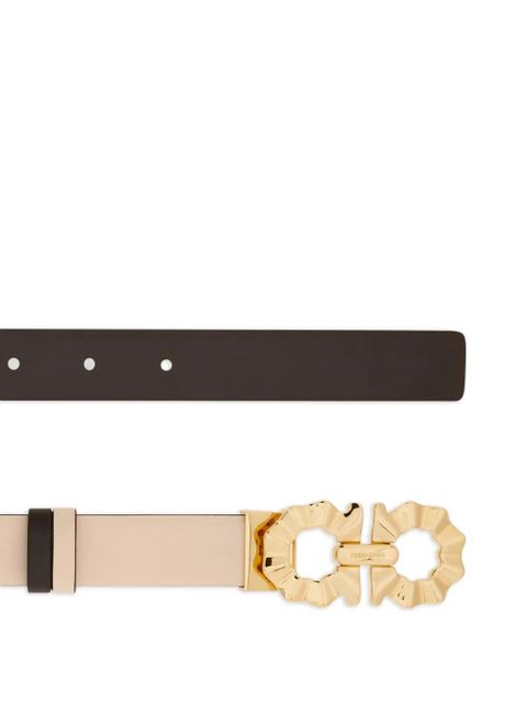 Ferragamo Gancini-buckle reversible belt - Pink - zdjęcie produktu nr 2