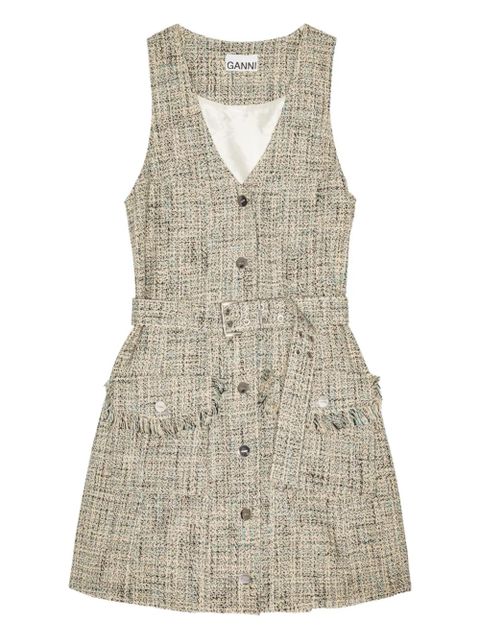 GANNI tweed mini dress - 693 - zdjęcie produktu nr 1