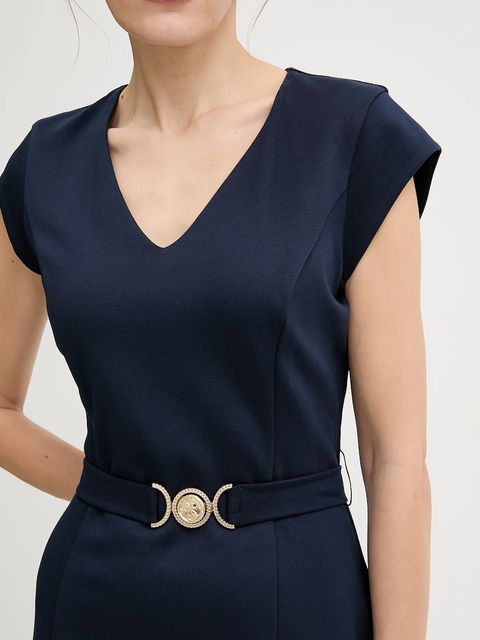 Guess sukienka CHRISSY kolor granatowy mini prosta W5BK21 KCMU2