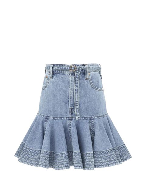 ZIMMERMANN Indra denim mini skirt - Blue - zdjęcie produktu nr 1