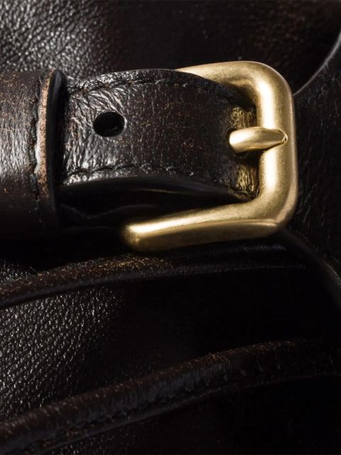 Miu Miu medium leather backpack - Brown