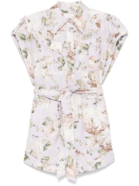 ZIMMERMANN Acacia playsuit - Purple - zdjęcie produktu nr 1