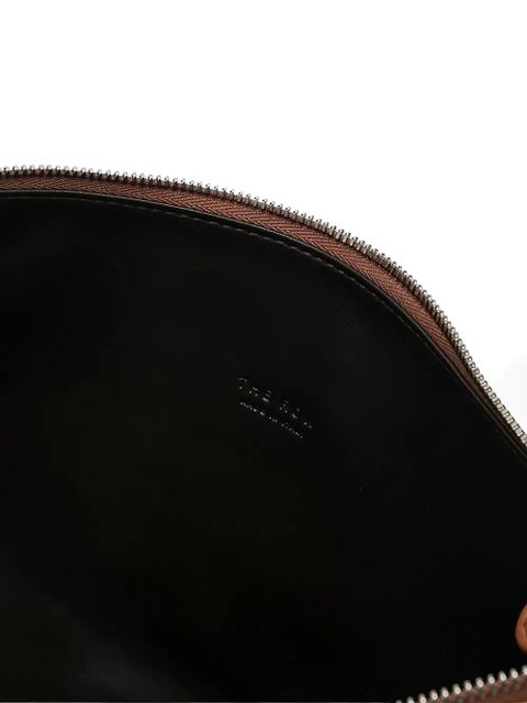 The Row small Izzy zip shoulder bag - Brown