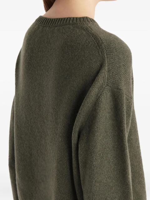 KHAITE Milo ribbed knitwear - Green - zdjęcie produktu nr 2