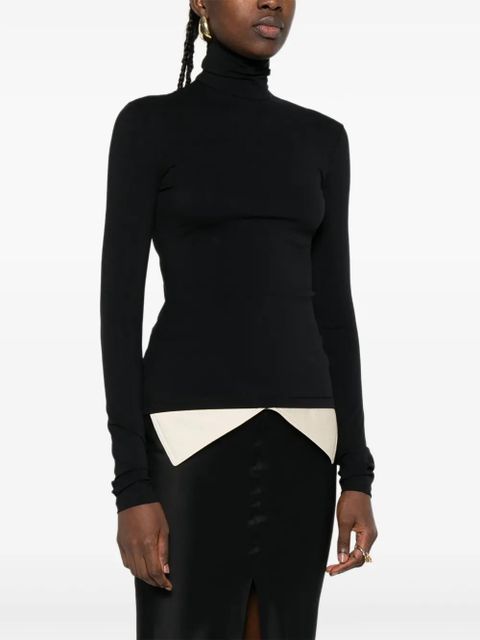 Nanushka turtleneck top - Black