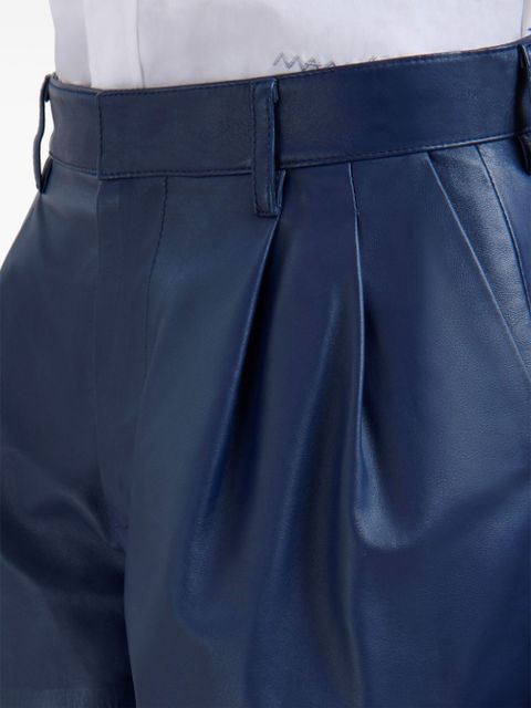Marni leather shorts - Blue