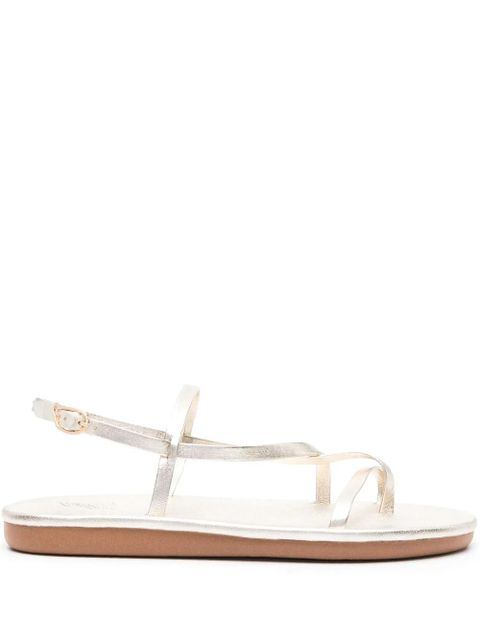 Ancient Greek Sandals Alethea flat leather sandals - Gold - zdjęcie produktu nr 1