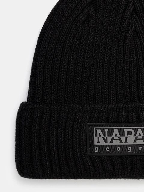 Napapijri czapka F-Vispa kolor czarny NP0A4HXM0411 - zdjęcie produktu nr 2