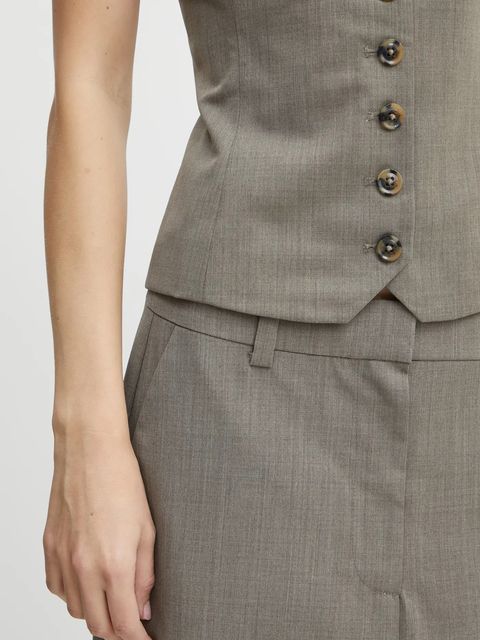 Samsoe Samsoe top z domieszką wełny SAELLEN