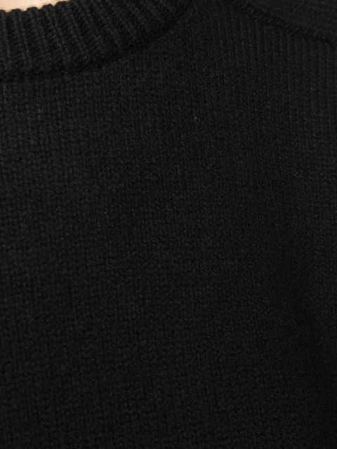 LouLou de Saison cropped knit jumper - Black