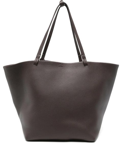 The Row extra large Park textured tote bag - Brown - zdjęcie produktu nr 1