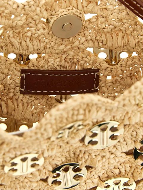 Rabanne 1969 pads appliqué shoulder bag - Neutrals