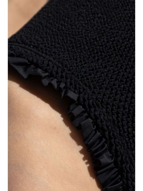 Hunza G Osiris Frill bikini set - Black