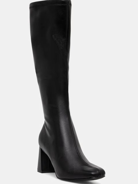 Steve Madden kozaki Holly damskie kolor czarny na słupku 11003501 - zdjęcie produktu nr 1