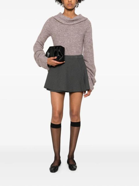 Eleh turtleneck wide-sleeve sweater - Brown - zdjęcie produktu nr 2