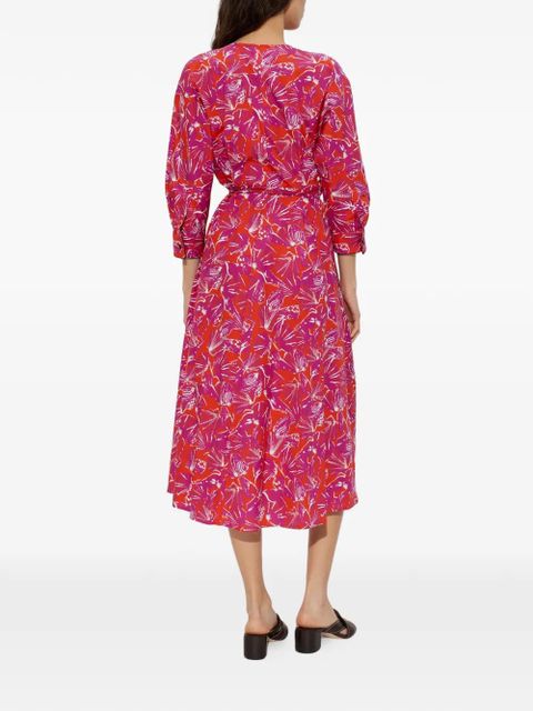 Max Mara Carmo V-neck midi dress - Pink