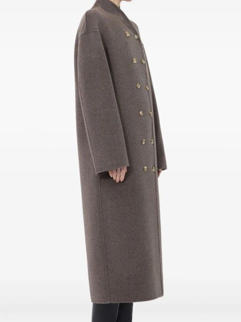 LouLou de Saison AMORY double-breasted button coat - Brown