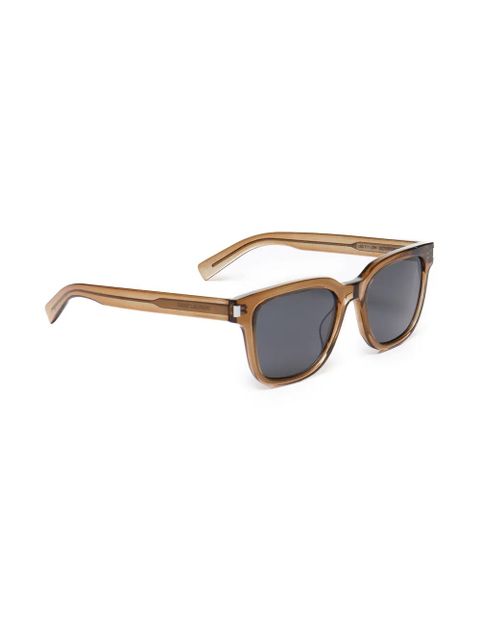 Saint Laurent Eyewear square-frame sunglasses - Brown - zdjęcie produktu nr 2