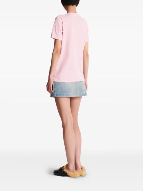 Balmain logo-print T-shirt - Pink