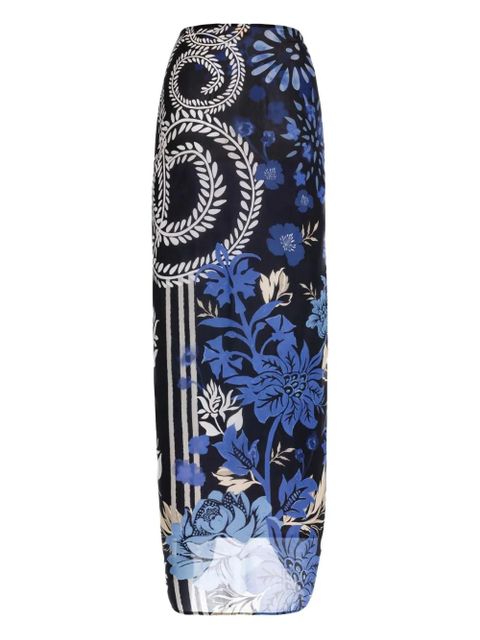 Agua By Agua Bendita Marine floral-print sarong - MULTICOLOR - zdjęcie produktu nr 1