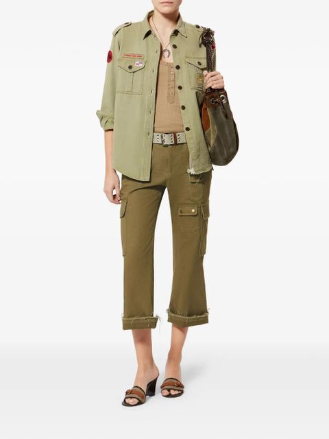 ISABEL MARANT Josine straight trousers - Green - zdjęcie produktu nr 2