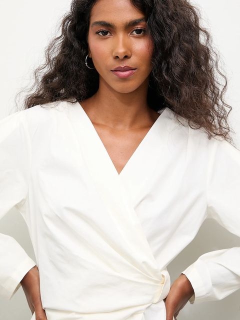 Answear.LAB koszula bawełniana damska kolor biały regular