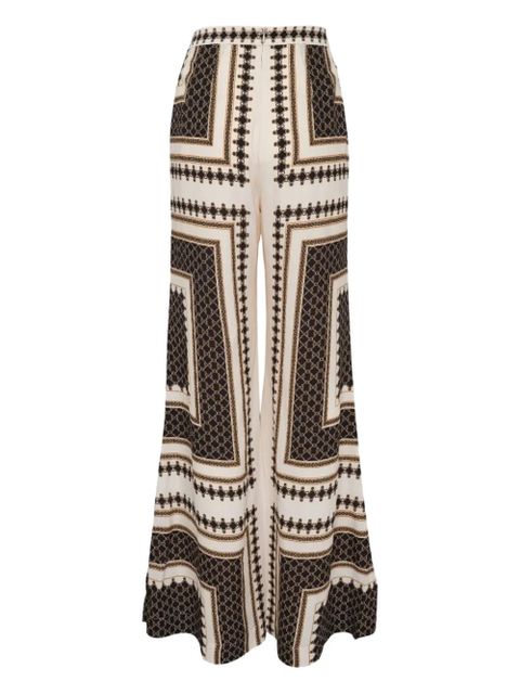 ZIMMERMANN geometric-print trousers - Neutrals - zdjęcie produktu nr 1