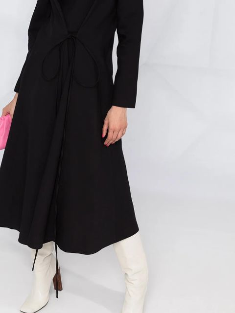 Valentino Garavani belted wool dress - Black