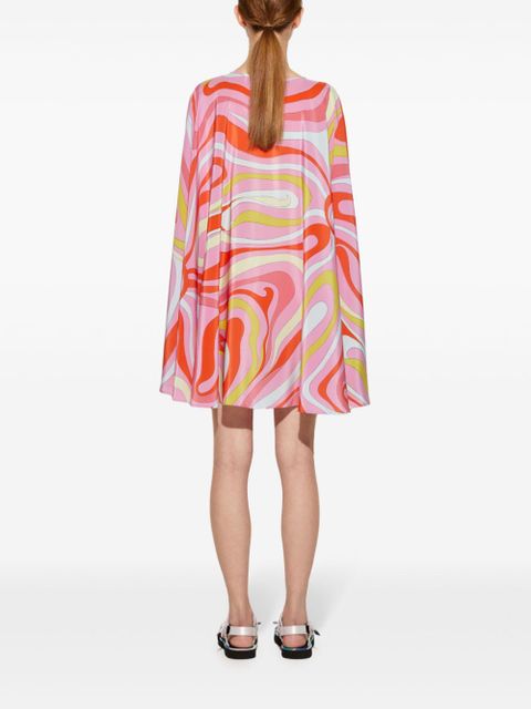 PUCCI Marmo-print silk dress - Pink - zdjęcie produktu nr 2