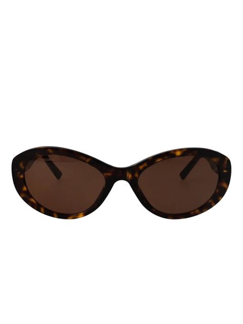 Balenciaga Eyewear oval-frame sunglasses - Brown