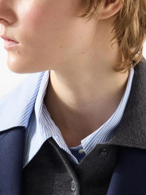 Miu Miu single-breasted wool blazer - Blue