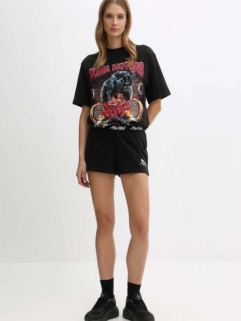 Puma x A$AP ROCKY t-shirt bawełniany damski kolor czarny 636188 - zdjęcie produktu nr 2