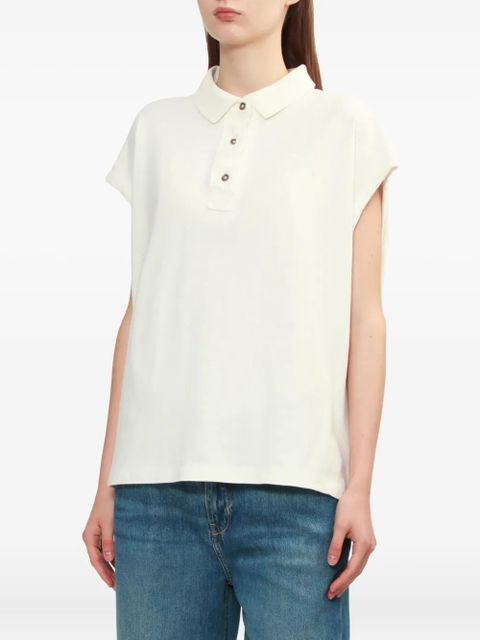 Free People sleeveless polo top - Neutrals - zdjęcie produktu nr 2
