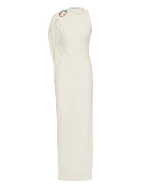 Christopher Esber stone-pin column maxi dress - White - zdjęcie produktu nr 1