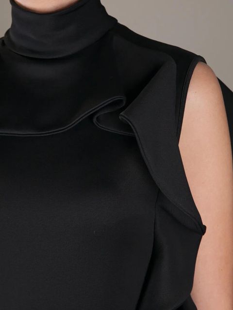 Givenchy ruffe tunic cress - Black