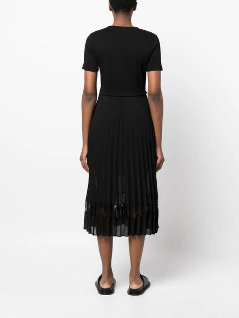 Claudie Pierlot Twist midi dress - Black