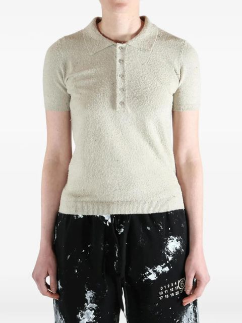MM6 Maison Margiela short-sleeve polo shirt - Neutrals